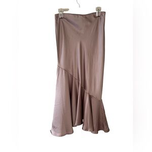 LIFE Champagne Satin Skirt